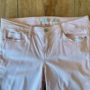 Calvin Klein Pink Cropped Skinny Jean